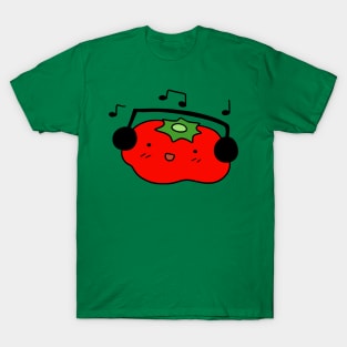 Tomato with Headphones T-Shirt